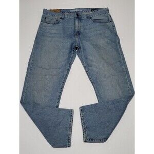 Chaps Denim Straight Fit Mens Blue Jeans Size Men's 38x32